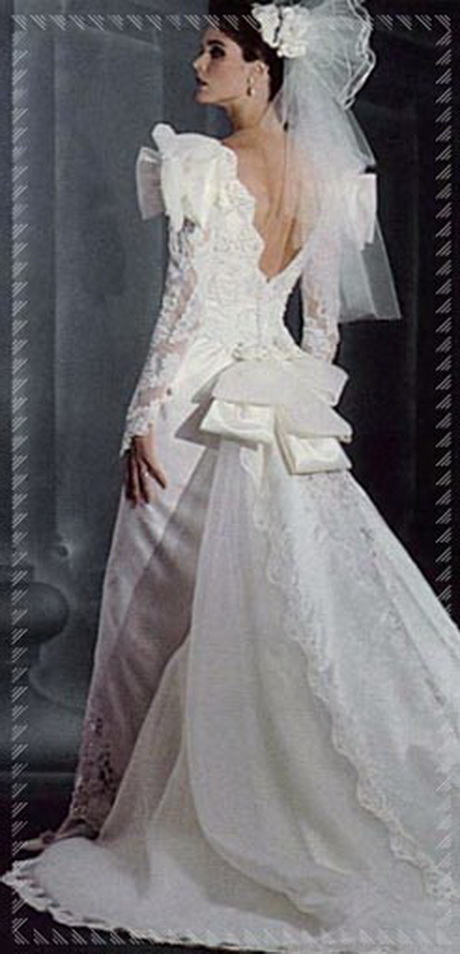 Abiti da sposa anni 80