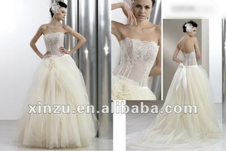 Abiti da sposa bustino pizzo