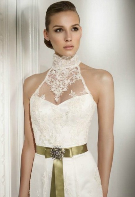 Abiti da sposa con scollo all americana