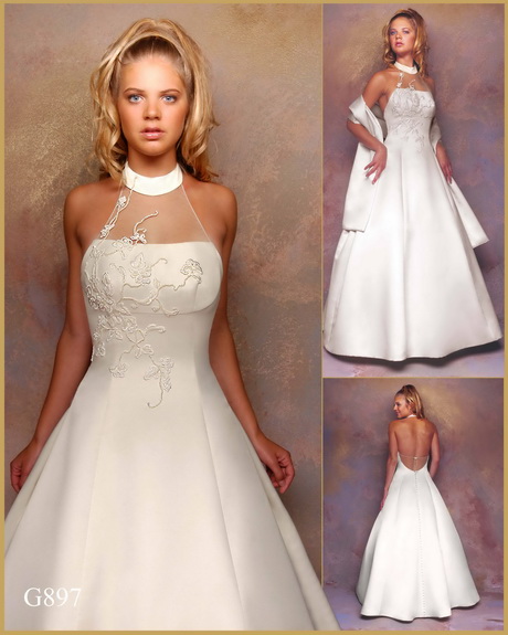 Abiti da sposa con scollo all americana