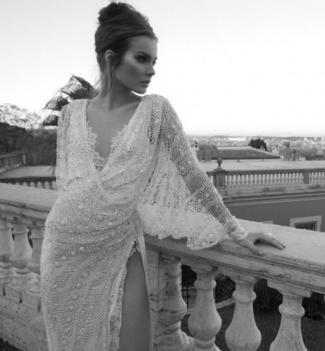 Abiti da sposa in pizzo macramè