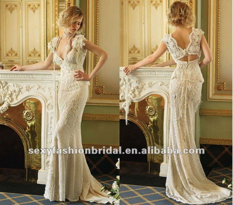 Abiti da sposa in pizzo vintage