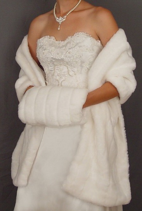 Abiti da sposa invernali con pelliccia