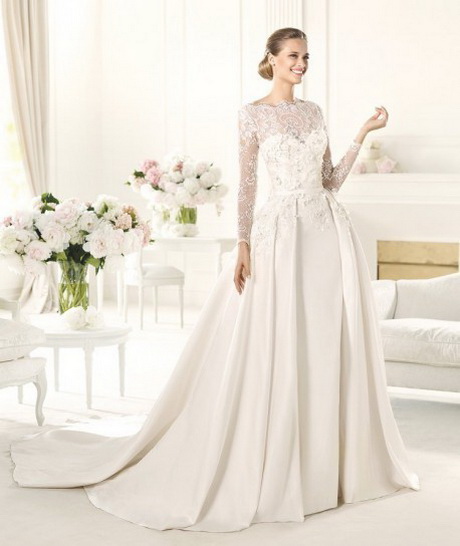 Abiti da sposa maniche lunghe 2015