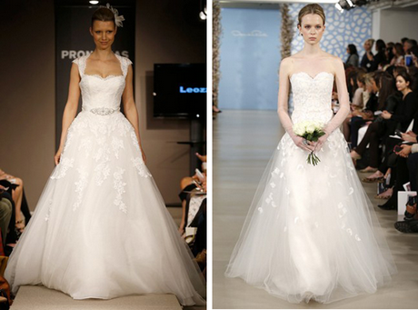 Abiti da sposa oscar de la renta 2014