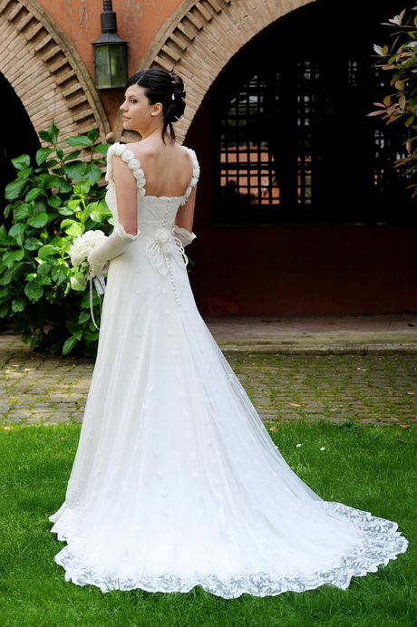 Abiti sposa organza e pizzo