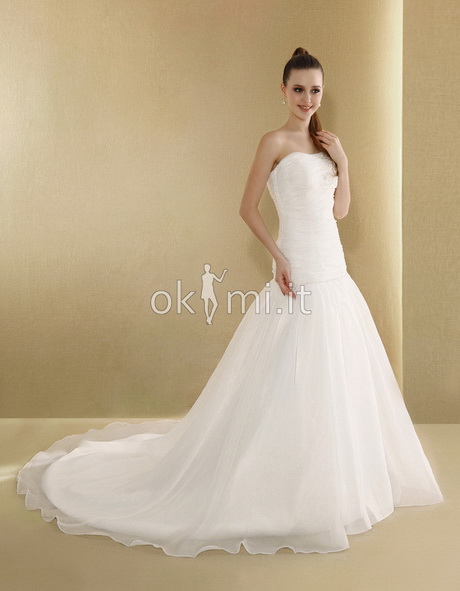 Abiti sposa organza e pizzo