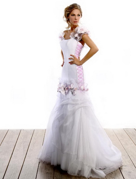 Abito da sposa con fiori