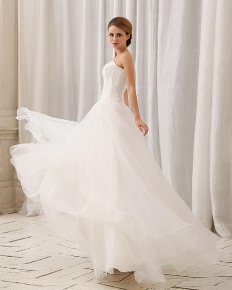 Abito da sposa in organza