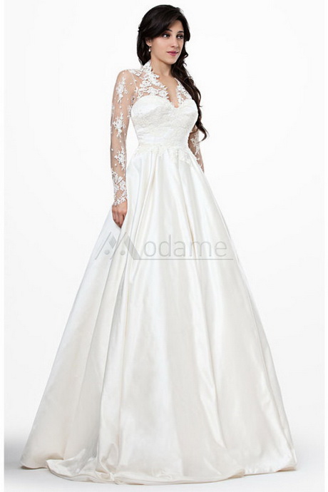 Abito da sposa maniche lunghe