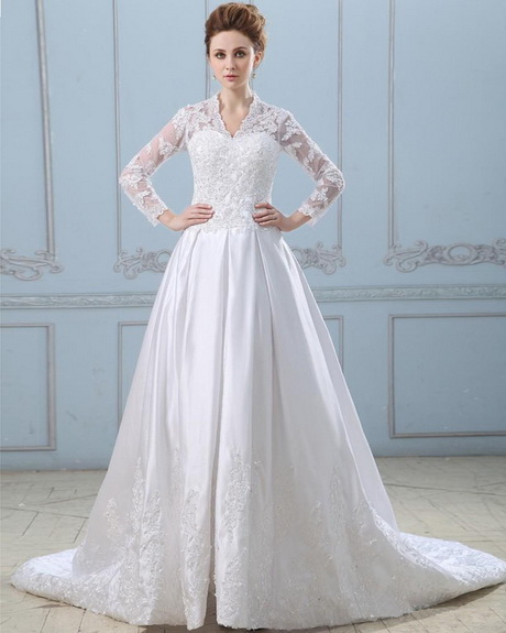 Abito sposa maniche lunghe