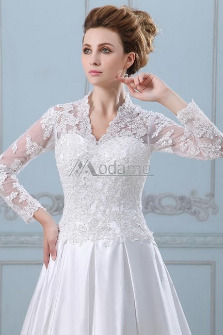 Abito sposa maniche lunghe