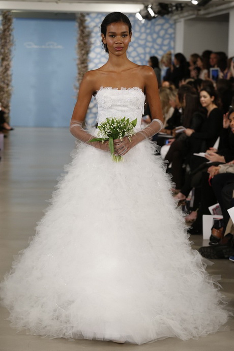 Oscar de la renta bridal 2014