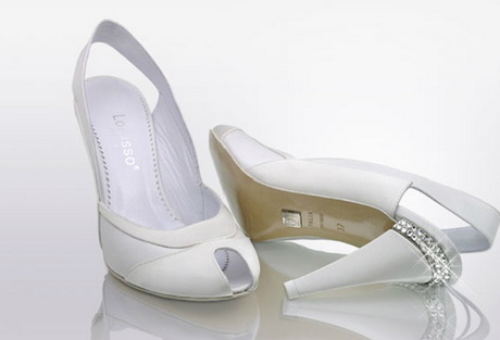 Scarpe bianche da sposa