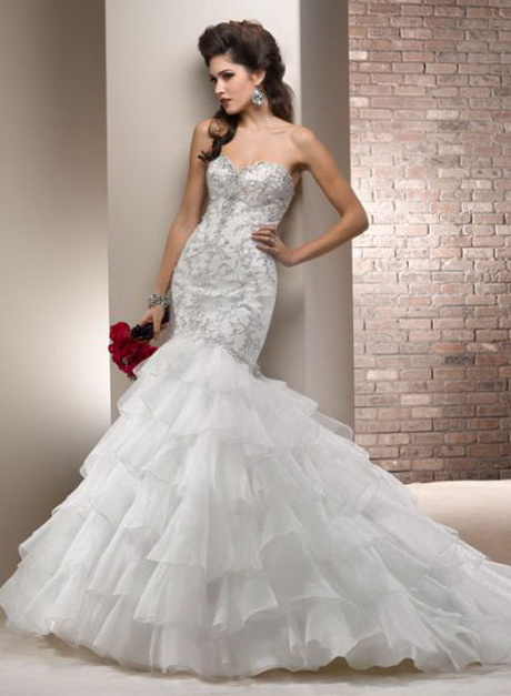 Vestito da sposa a sirena