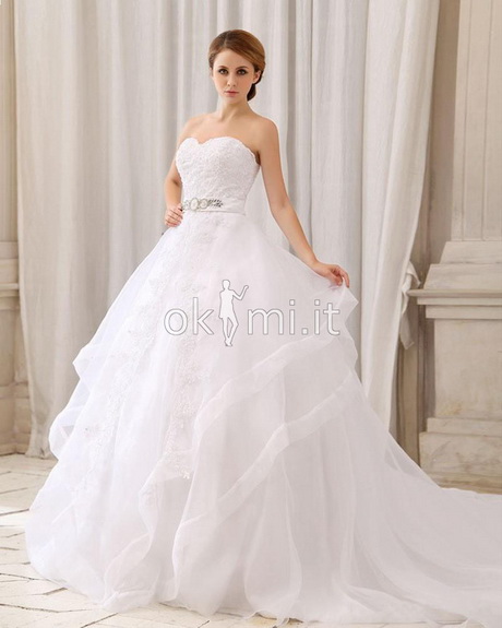 Vestito da sposa da principessa