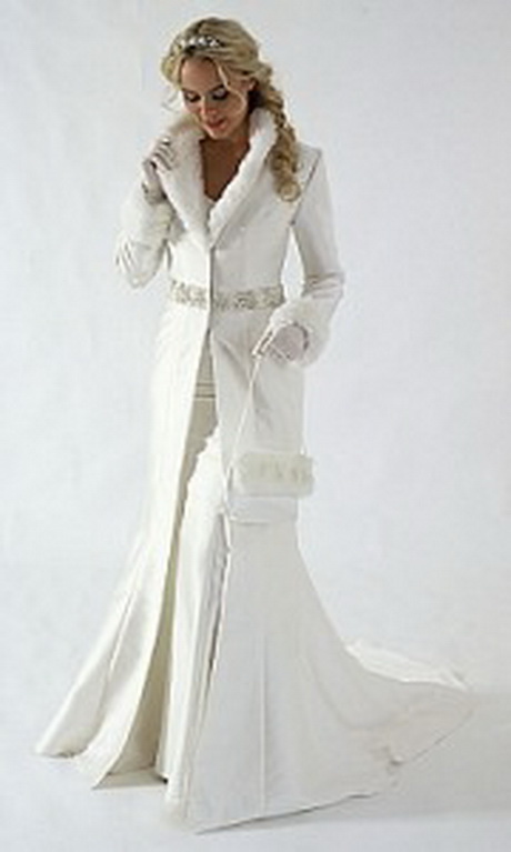 Vestito da sposa invernale