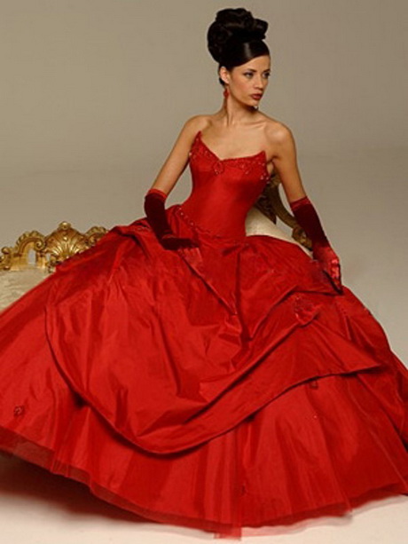 Vestito sposa rosso