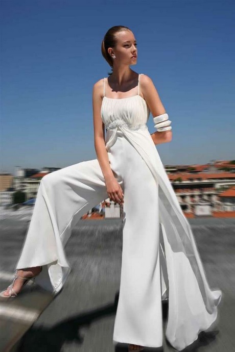 Abiti da sposa pantaloni 2018