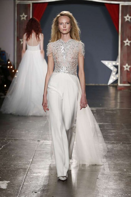 Abiti da sposa pantaloni 2018