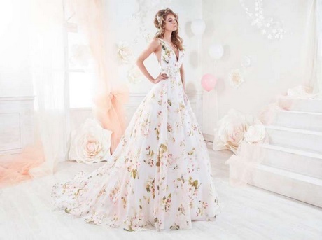 Abito da sposa colorato 2018