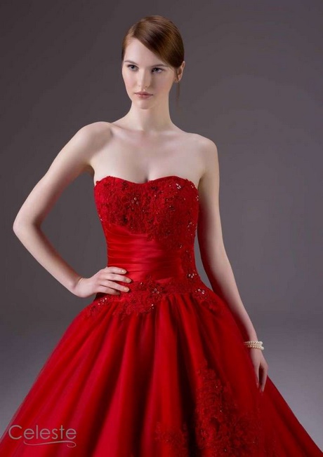 Abito da sposa rosso 2018