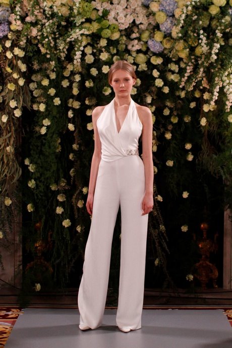 Abiti sposa pantaloni 2019