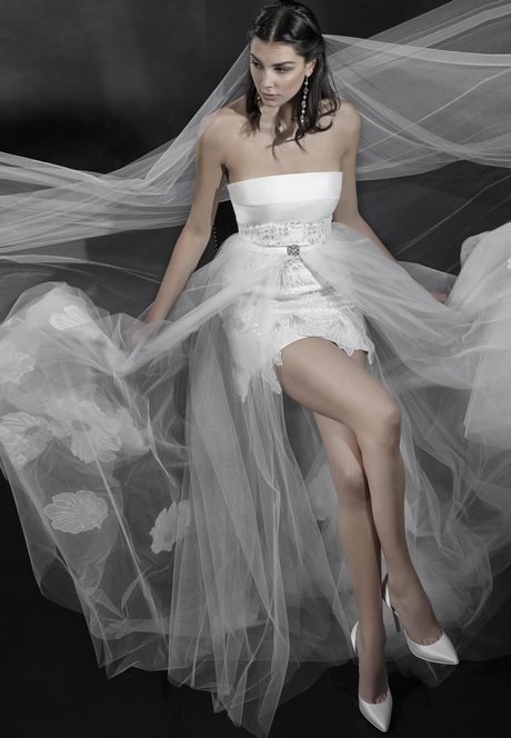 Abito corto sposa 2019