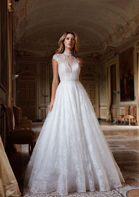 Abiti da sposa in pizzo francese 2020