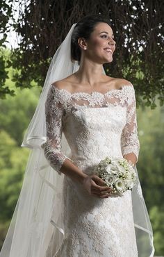 Abiti da sposa con maniche di pizzo