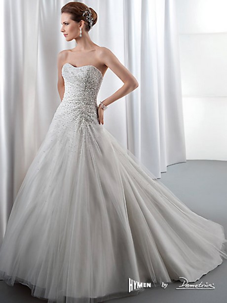 Abito da sposa brillantinato