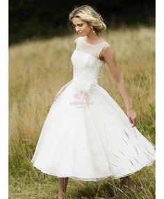 Abito da sposa corto vintage