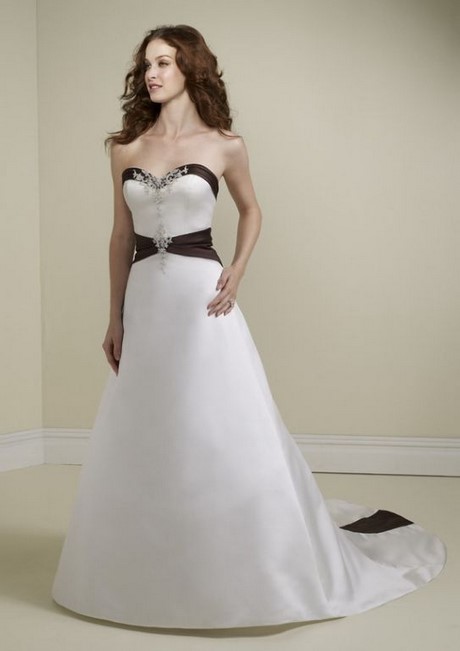 Vestiti da sposa bianco e nero