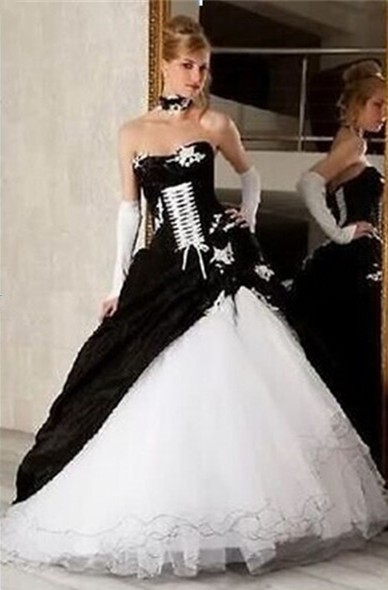 Vestito sposa nero