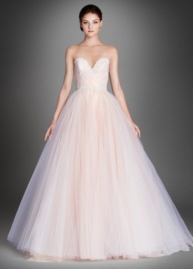 Vestito sposa rosa