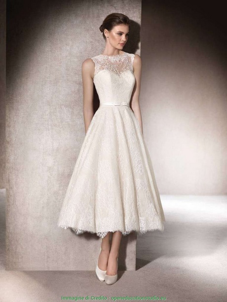 Abito sposa corto 2018