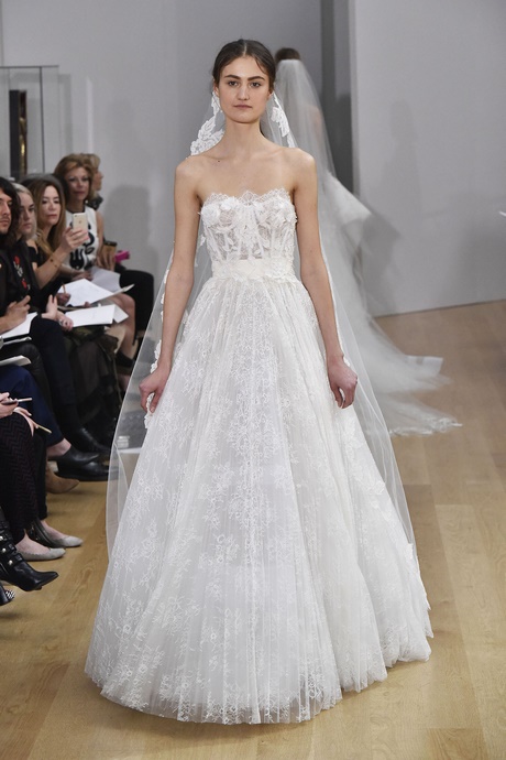 Oscar de la renta bridal 2018