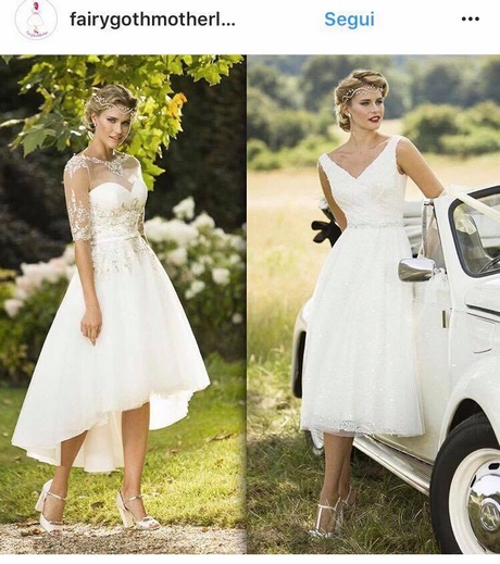 Vestiti da sposa 2018 corti