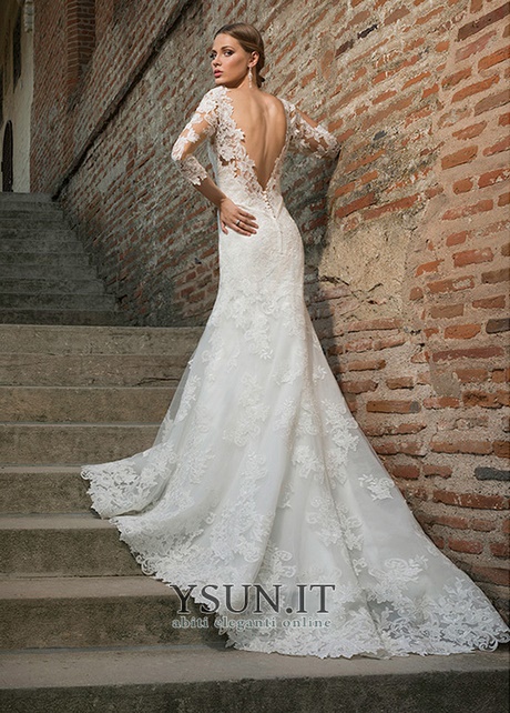 Pizzo francese abiti da sposa