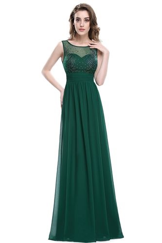 Vestito elegante verde