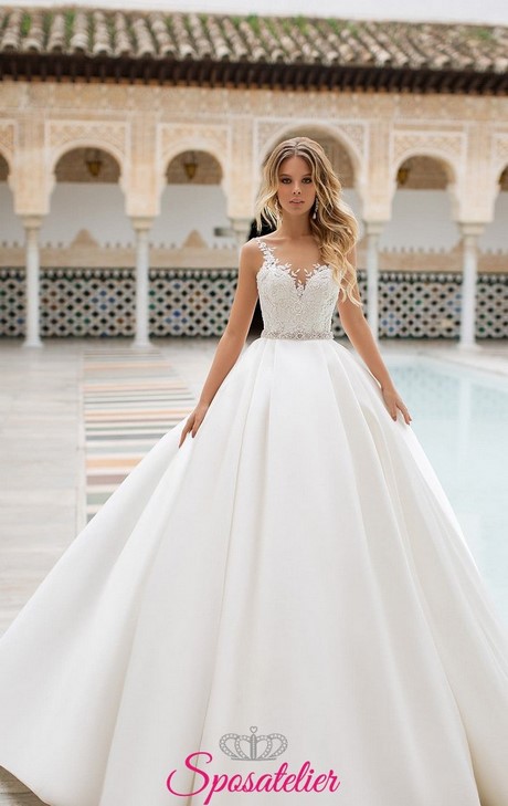 Abiti da sposa di pizzo 2019