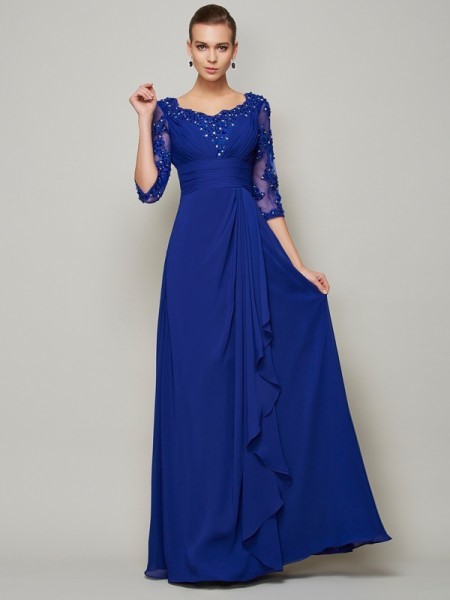 Abito mamma sposa blu