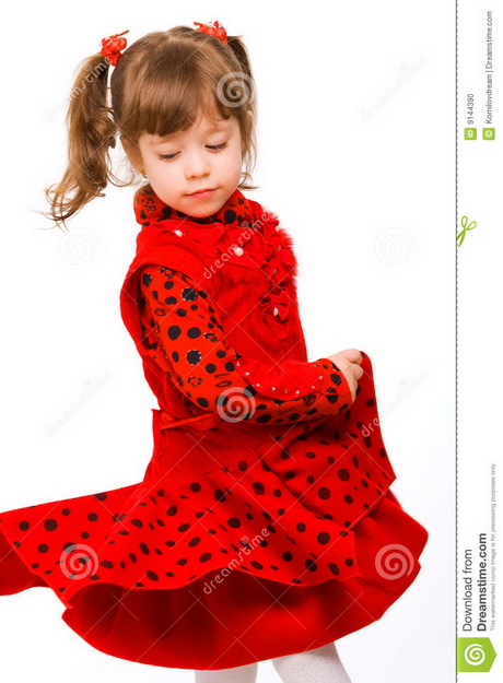 Vestito rosso bambina