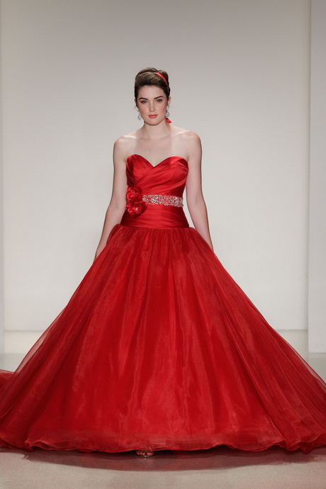 Vestito rosso sposa