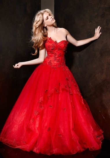 Vestito rosso sposa