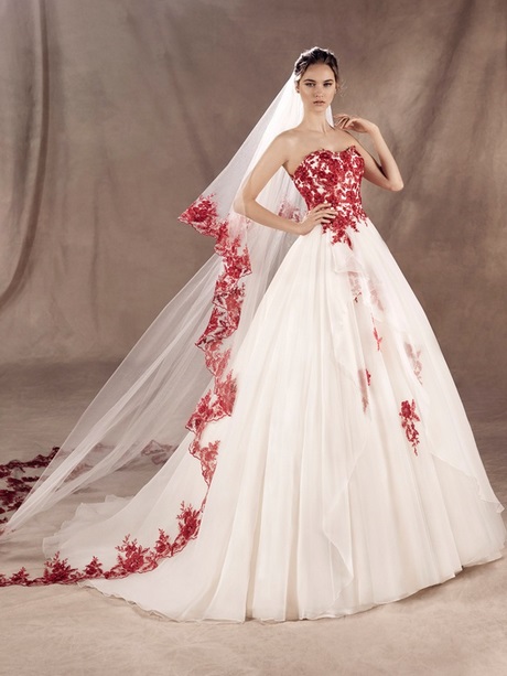 Abiti sposa rossi 2018