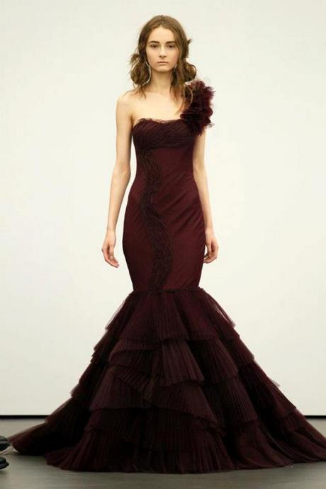 Abito da sposa bordeaux