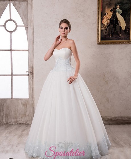 Abito da sposa celeste