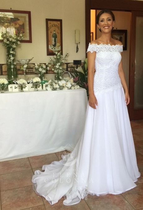 Abiti da sposa in macramè