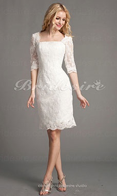 Abiti sposa pizzo corti